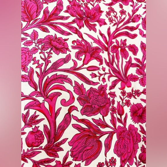 J. Crew Liberty Fabric floral blouse | XS | magenta pink floral - Picture 3 of 8